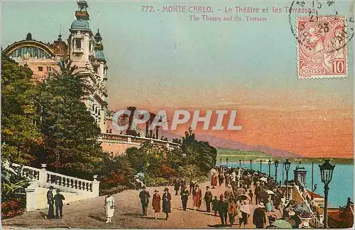 Cartes postales Monte Carlo Le Theatre et les Terrasses