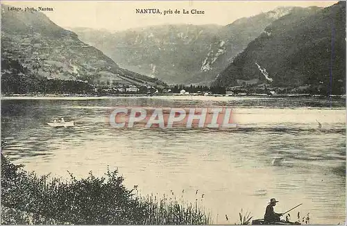 Cartes postales Nantua pris de la Cluse Peche
