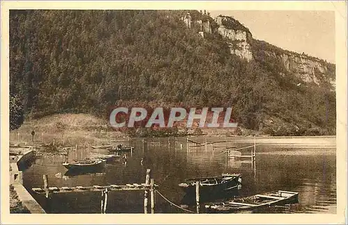 Ansichtskarte AK Nantua Vues de l'Ain Les Barques de Peche