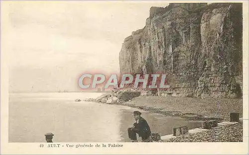 Cartes postales Ault Vue Generale de la Falaise