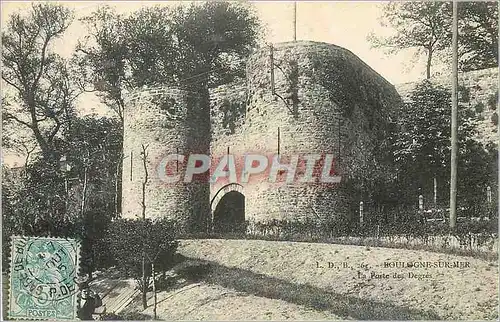 Cartes postales Boulogne sur Mer La Porte des Degres