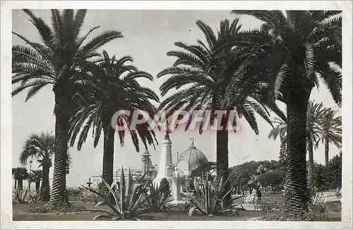 Moderne Karte Nice Cote d'Azur La Douce France Grotte de Palmiers