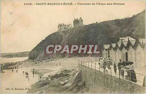 Ansichtskarte AK Saint Brieuc Legue Terrasse de l'Anse aux Moines