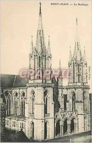 Cartes postales Pontmain La Basilique