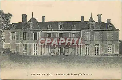 Ansichtskarte AK Luche Pringe Chateau de la Grefferie