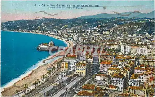 Cartes postales Nice Vue Generale prise du Chateau