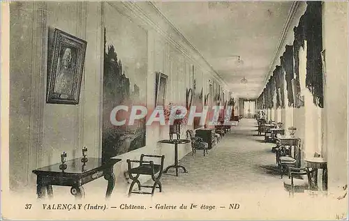 Cartes postales Valencay (Indre) Chateau Galerie du Ier Etage