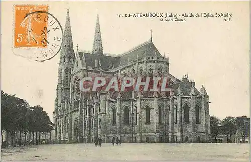 Cartes postales Chateauroux (Indre) Abside de l'Eglise st Andre