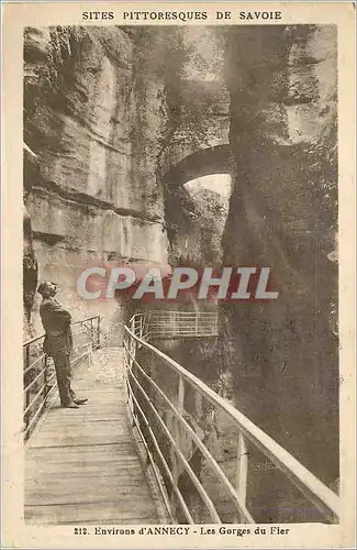 Ansichtskarte AK Environs d'Annecy Les Gorges du Fier