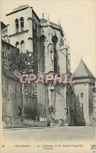 Cartes postales Chambery Le Chateau et la Sainte Chapelle L'Abside