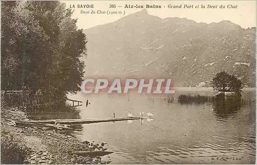 Ansichtskarte AK Aix les Bains La Savoie Grand Pot et le Dent du Chat