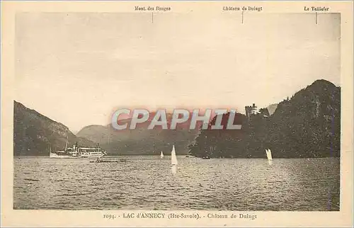 Cartes postales Lac d'Annecy (Hte Savoie) Chateau de Duingt
