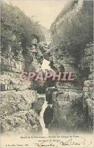 Cartes postales Massif de la Chartreuse Entree des Gorges du Frou