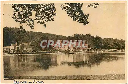 Cartes postales Bagnoles de l'Orne le Lac et le Casino du Lac la Normandie