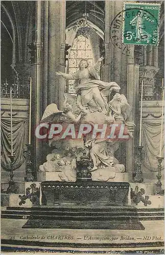 Cartes postales Cathedrale de Chartres l'Assomption par Bridan