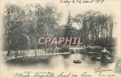 Ansichtskarte AK Vichy le Nouveau Parc (carte 1900)