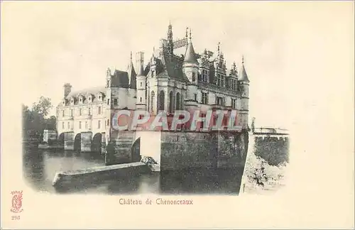 Cartes postales Chateau de Chenonceaux (carte 1900)