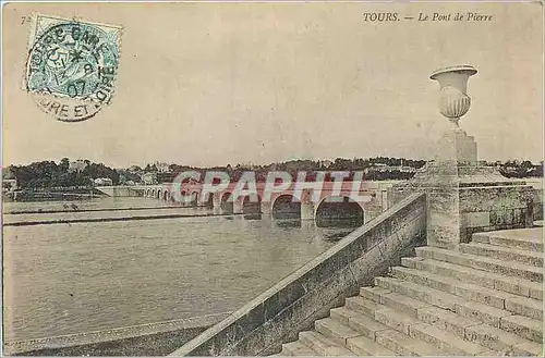 Cartes postales Tours le Pont de Pierre