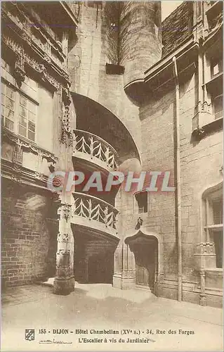 Cartes postales Dijon Hotel Chambellan (XVe s)
