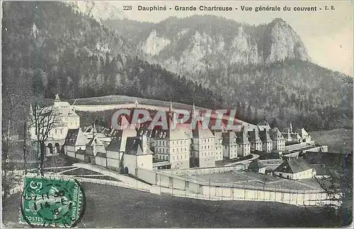 Cartes postales Dauphine Grande Chartreuse Vue Generale du Couvent