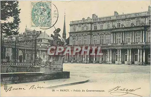 Cartes postales Nancy Palais du Gouvernement