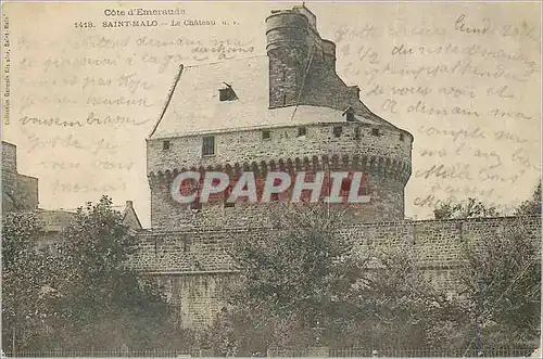 Cartes postales Saint Malo le Chateau Cote d'Emeraude