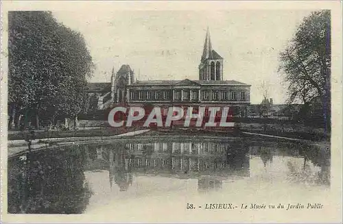 Cartes postales Lisieux le Musee vu du Jardin Public