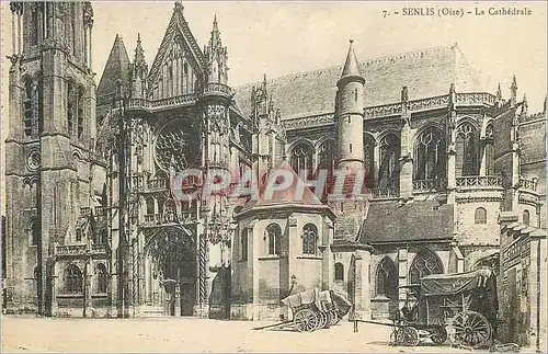 Cartes postales Senlis (Oise) la Cathedrale (animee)