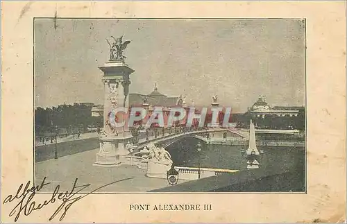 Cartes postales Pont Alexandre III Paris