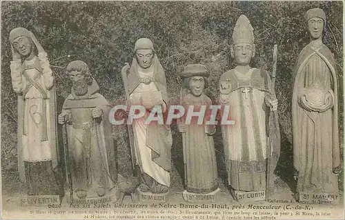 Cartes postales Pres Moncontour (C du N) les Six Saints Guerisseurs de Notre Dame du Haut