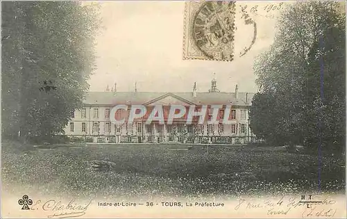 Cartes postales Tours Indre et Loire la Prefecture (carte 1900)