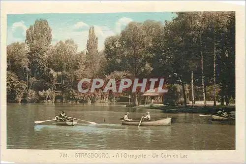 Cartes postales Strasbourg a l'Orangerie un Coin du Lac