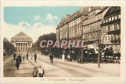 Cartes postales Strasbourg Place Broglie