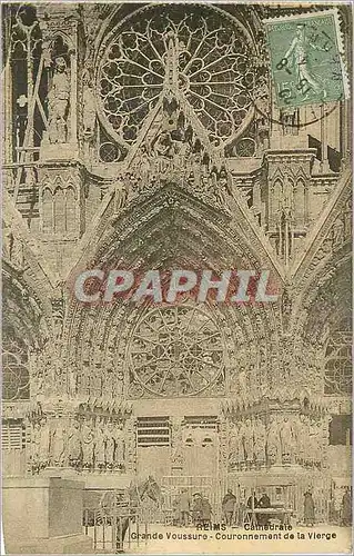 Cartes postales Reims Cathedrale Grande Voussure