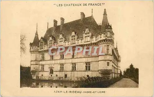 Cartes postales Azay le Rideau (Indre et Loire) les Chateaux de France