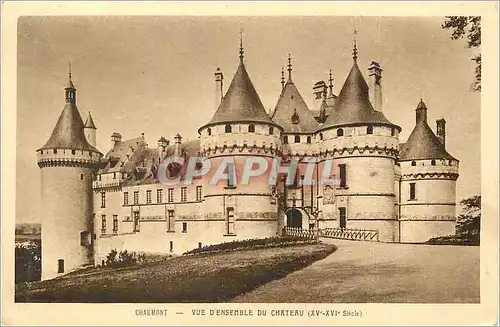 Cartes postales Chaumont vue d'Ensemble du Chateau(XV XVIe siecle)