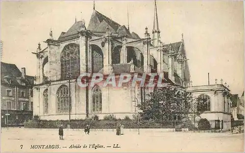 Ansichtskarte AK Montargis Abside de l'Eglise