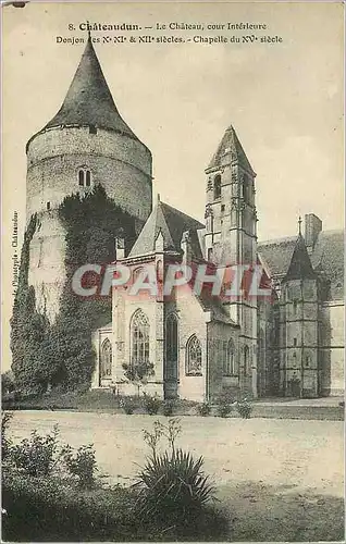 Ansichtskarte AK Chateaudun le Chateau Cour Interieure