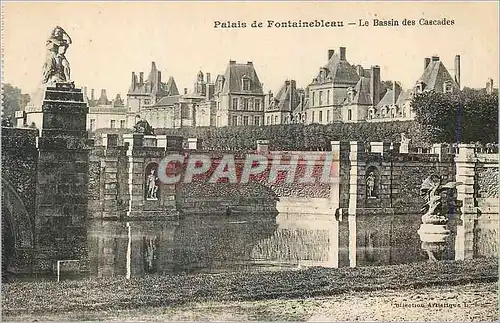 Ansichtskarte AK Palais de Fontainebleau le Bassin des Cascades