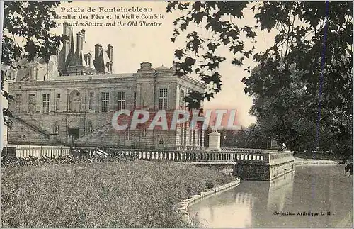 Ansichtskarte AK Palais de Fontainebleau Escalier des Fees