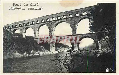 Cartes postales Nimes (Gard) Pont du Gard (Aqueduc Romain)