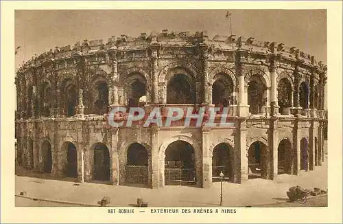 Cartes postales Nimes Art Romain Exterieur des Arenes