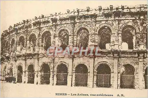 Ansichtskarte AK Nimes les Arenes vue Exterieure