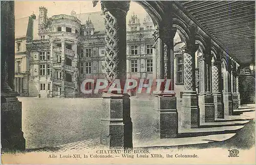 Cartes postales Chateau de Blois Aile Louis XII la Colonnade