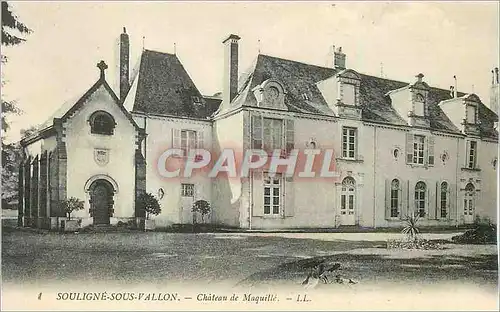 Cartes postales Souligne sous Vallon Chateau de Maquille