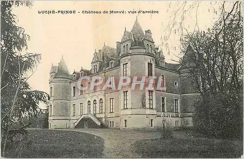 Ansichtskarte AK Luche Pringe Chateau de Menve Vue d'arriere