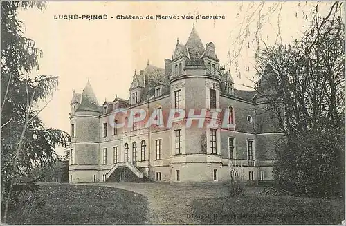 Cartes postales Luche Pringe Chateau de Menve Vue d'arriere
