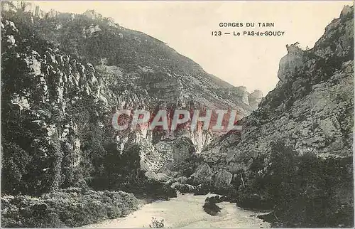 Cartes postales Gorges du Tarn le Pas de Soucy