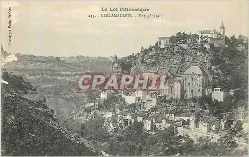 Cartes postales Roc Amadour vue Generale le Lot Pittoresque