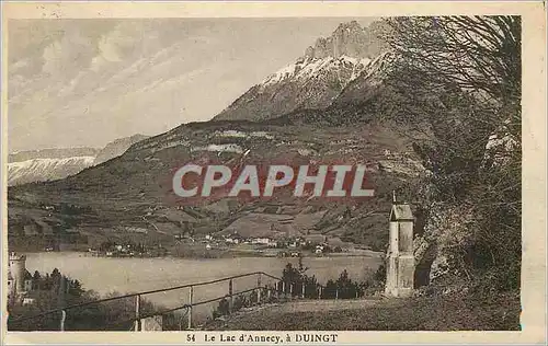 Cartes postales Le Lac d'Annecy a Duingt